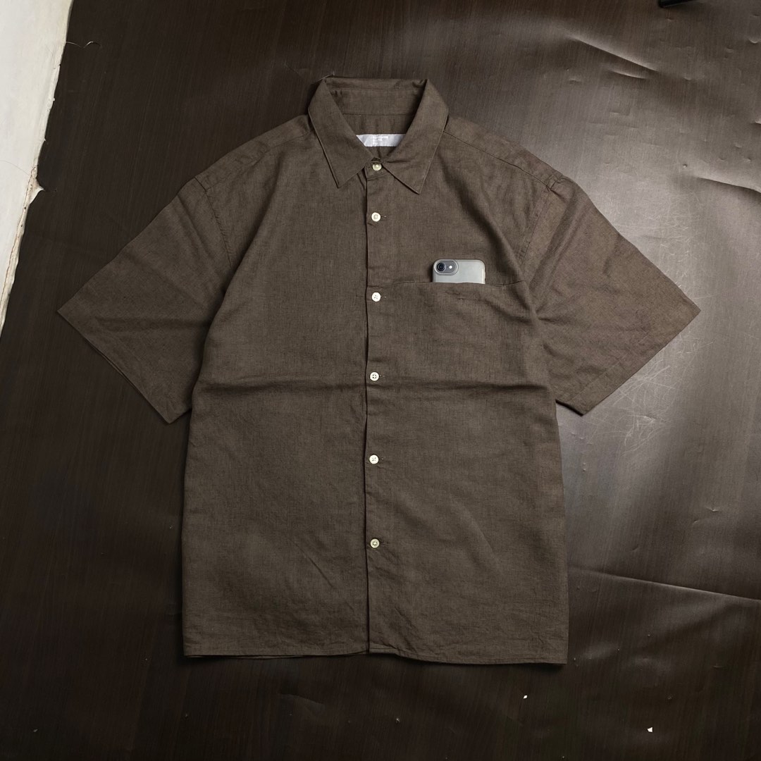 Basic Pocket 8SECONDS BASIC POCKET SHIRT ( BROWN ), Fesyen Pria, Pakaian , Atasan di ...