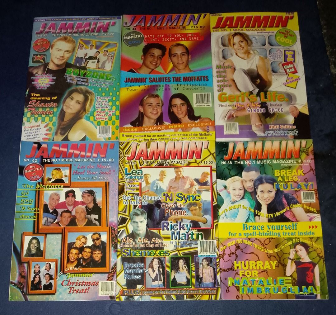 90's & 2000 Old Song Hits Magazines (Category: Magazines) located in Caloocan City. Submitted by anjelgeron17541 (Listing ID 1377874062, Image 3). Description: PM is the Key - iba iba ang price nila Deadstock, brand new na old stock Will send videos to proof Meron din VG to Excellent condition jan PM me for more further details All Minus One are 90's 250 each except Francis Magalona cover - 400 All year 2000 - 250 each Mandaluyong area.