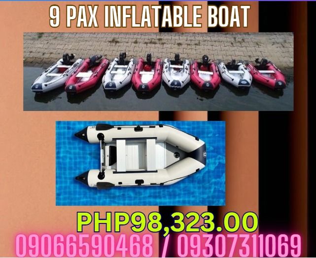 9 Pax Inflatable Boat For Sale, Everything Else, Looking For on Carousell