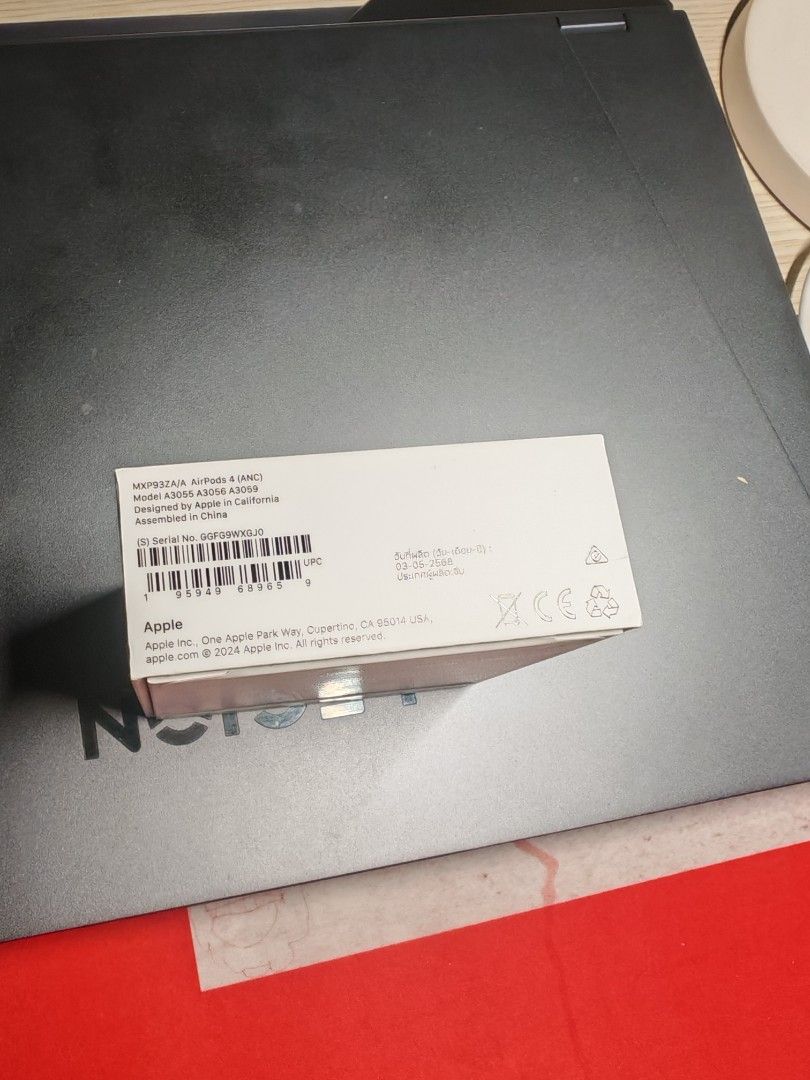Apple AirPods 4 (ANC) - Brand New (Category: Earphones) located in Singapore. Submitted by mingyi87 (Listing ID 1377825813, Image 2). Description: - Brand new, sealed Apple AirPods Pro - Active Noise Cancellation - Model: MKP32ZA/A - Includes original box and all Buy it on 29 Jun. accessories - Price: $249.00 - Perfect for premium audio experience.