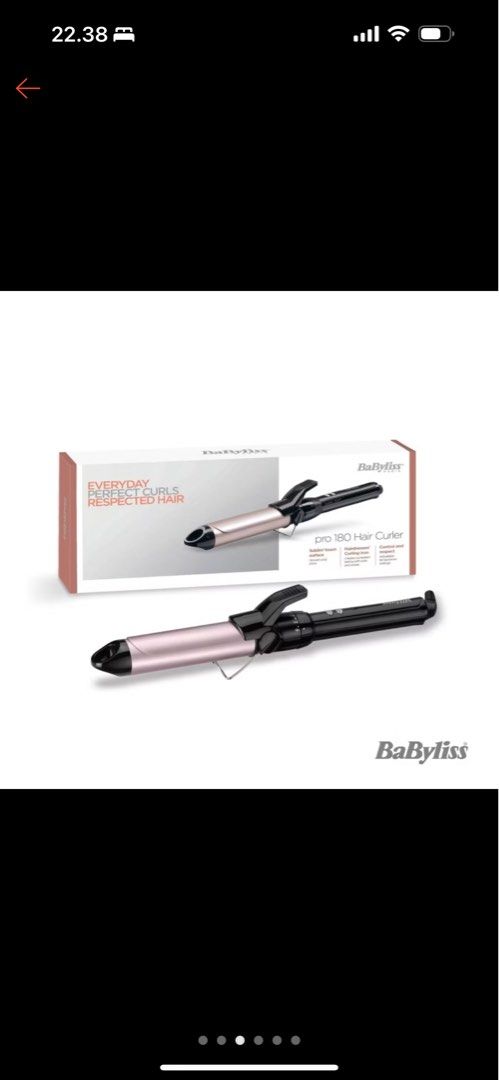 Babyliss Paris Satin/Sublim Touch 32mm Curling Iron BLC332E Catok  Pengeriting Rambut
