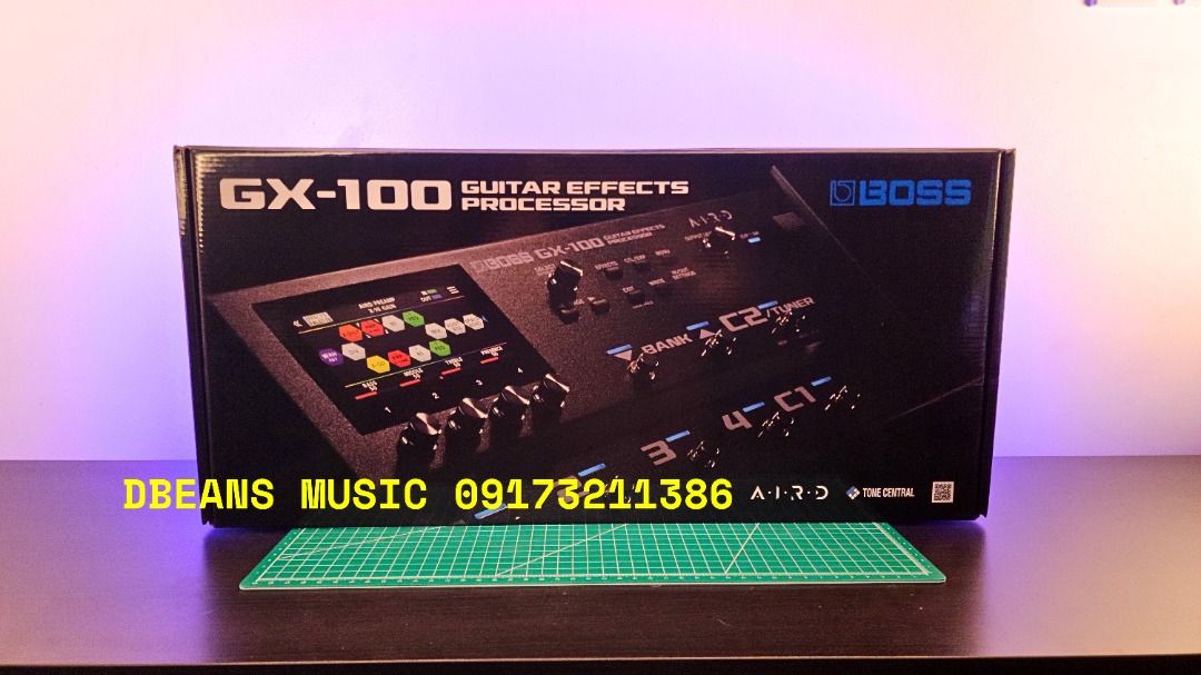 BOSS GX-100 GUITAR EFFECTS PROCESSOR w/ FREE SCREEN GUARD (Category: Musical Instruments) located in Las Pinas. Submitted by dbeansmusic (Listing ID 1376378907, Image 3). Description: ✔️ FOR SALE ONLY: BOSS GX-100 GUITAR EFFECTS PROCESSOR w/ FREE SCREEN GUARD ✔️ DETAILS: - Brand new unit. - Comes w/ free Screen Guard ✔️ FEATURES: - Fusing advanced BOSS tone technologies into a sleek, ultra-modern hardware design, the inspiring GX-100 delivers top