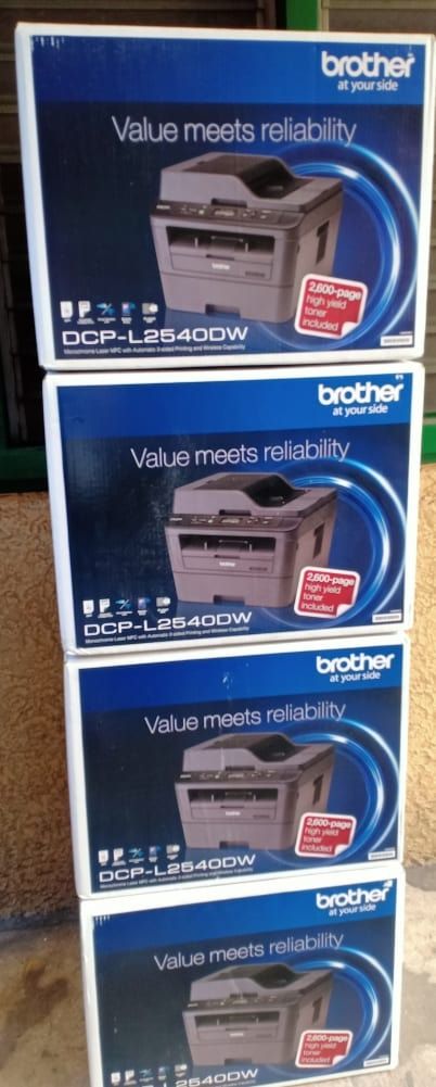 BROTHER DCP-L2540DW Laser Printer 3-in-1 Monochrome Laser Multi-Function (Category: Printers, Scanners & Copiers) located in Quezon City. Submitted by maxpein15 (Listing ID 1377772296, Image 3). Description: BROTHER DCP-L2540DW Laser Printer 3-in-1 Monochrome Laser Multi-Function Print Scan Copy A4 print speed up to 30 ppm (Black) WiFi, WIRED, AirPrint, Mopria, WiFi Direct, LAN, USB 2.0 Auto 2-sided (Duplex) printing, 35 sheets Auto-Document Feed