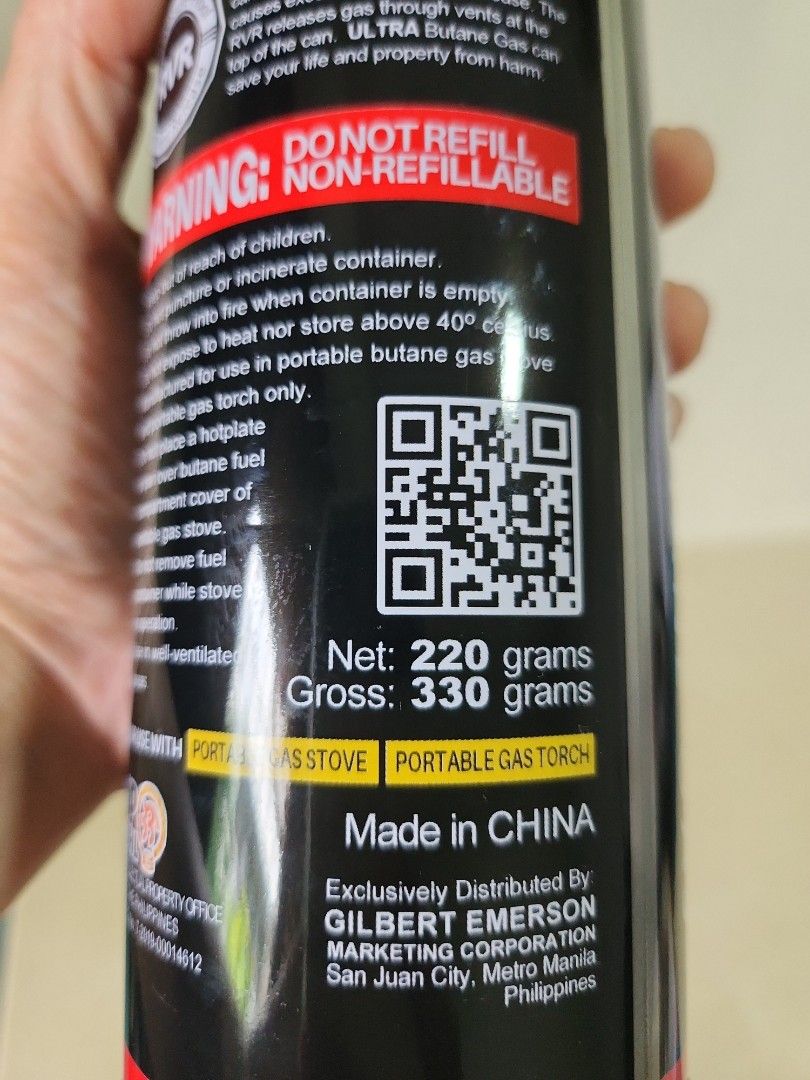 Butane gas ultra (Category: Other Kitchen Appliances) located in Quezon City. Submitted by prelovedisle.ph (Listing ID 1377759292, Image 2). Description: Unused butane gas ultra brand. Wysiwyg. #butane #butanegas #ultrabutanegas.