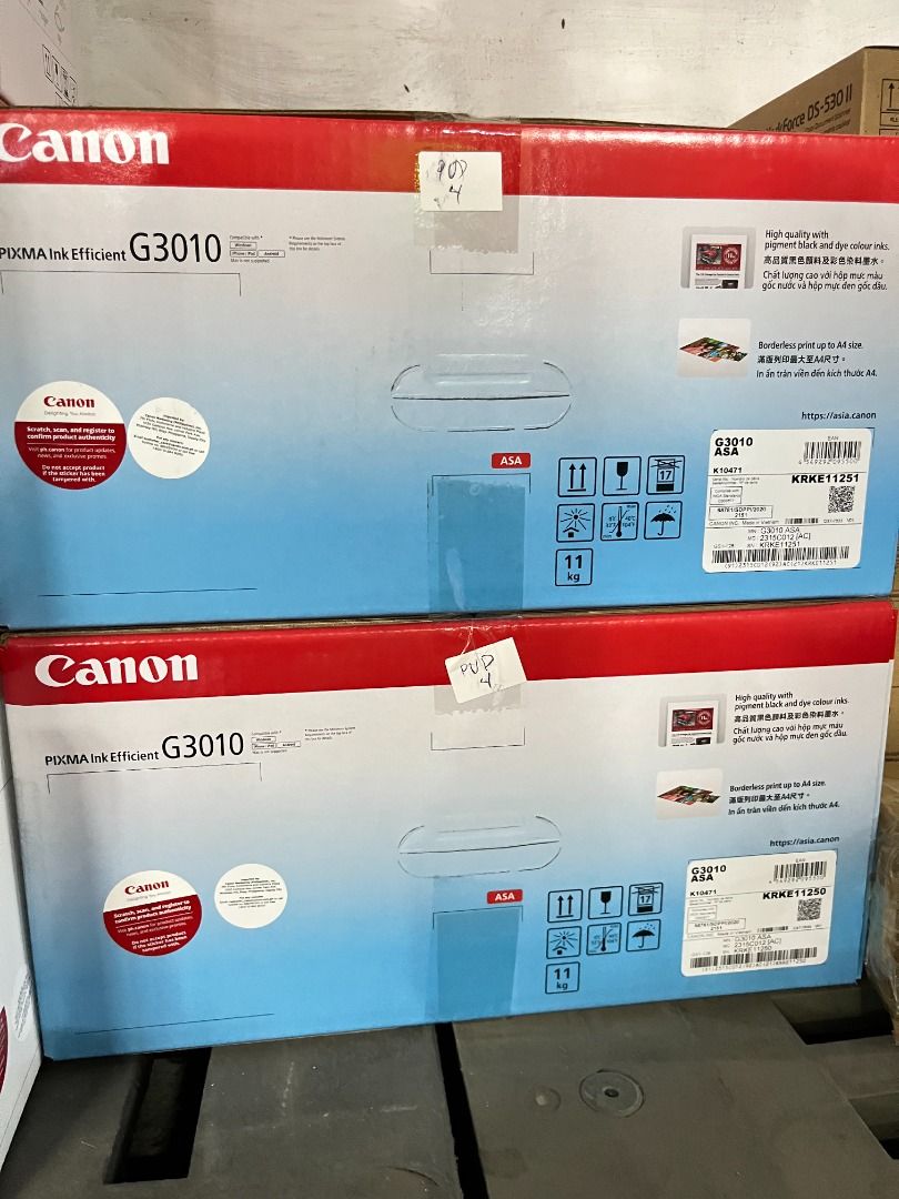 CANON PRINTERS WAREHOUSE PRICE!!💯 (Category: Printers, Scanners & Copiers) located in Quezon City. Submitted by trishaacos82993 (Listing ID 1377836754, Image 2). Description: CANON PRINTERS WAREHOUSE PRICE!!💯 CANON TS207 INKJET PRINTER CANON MFP MG2570S 3-IN-1 PRINTER CANON MFP MG3070S WIRELESS ALL-IN ONE PRINTER CANON G1010 SINGLE FUNCTION PRINTER CANON G2010 3-1N-1 PRINTER CANON PIXMA G3010 WIRELESS PRINTER CANON G2730 3-IN-1 Multifunction Me