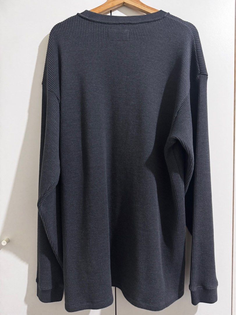 CARHARTT WIP L/S Rainer Waffle T-shirt, 他的時尚, 上衣與西裝