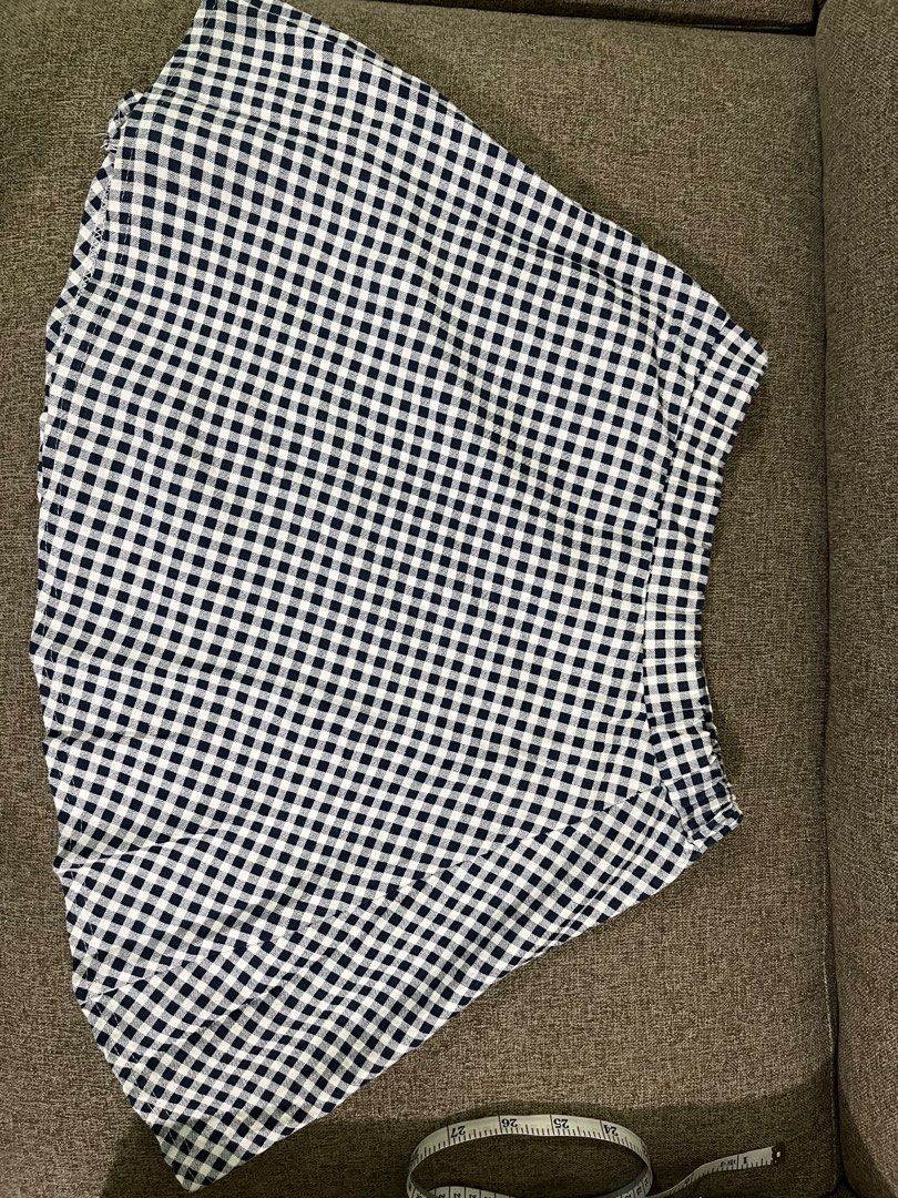 Checkered skirt (Category: Skirts) located in Manila. Submitted by decluttify (Listing ID 1377898671, Image 1). Description: Printed checkered skirt blue and white Perfect for any occasion Casual date, fits any outfit Fashion street wear #Palugi #sale #Affordable.