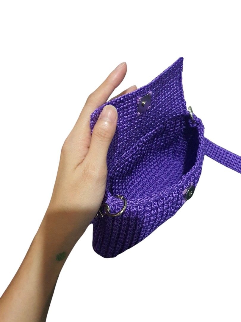 Crochet Sling Bag (Category: Shoulder Bags) located in Manila. Submitted by jee189 (Listing ID 1377830324, Image 3). Description: Handcrafted 💕 Simple yet elegant in style✨️ For mode of Payment: Gcash / Paymaya For Shipping: JNT (Metro Manila and Province) same day delivery thru Lalamove.