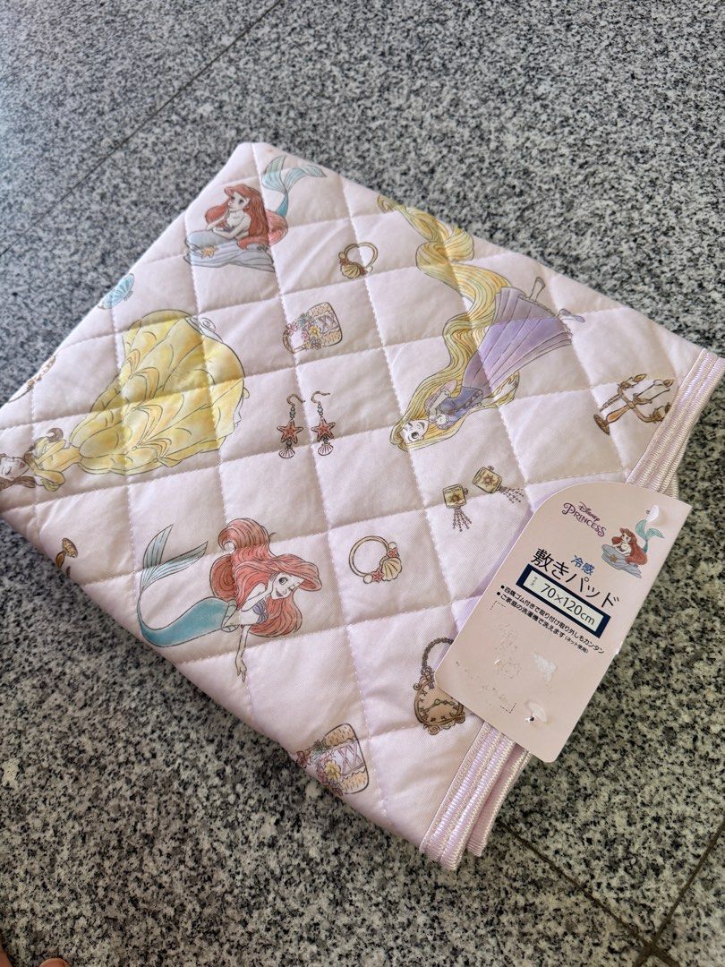 Disney princess cooling cot bedsheet (Category: Cots & Cribs) located in Singapore. Submitted by joeylny (Listing ID 1377827631, Image 1). Description: Brand new in bag. Lovely newborn gift for girl or boy. 110x110cm BNWT Kept in plastic bag. Never used. self collect at 352 Balestier road 329780 or add $5 for courier .
