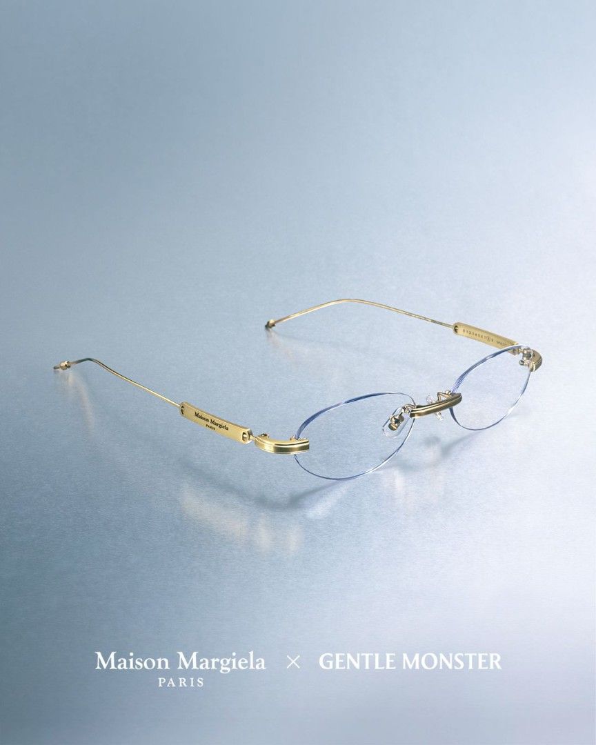 Gentle monster maison margiela MM217 oval rimless glasses, Women's