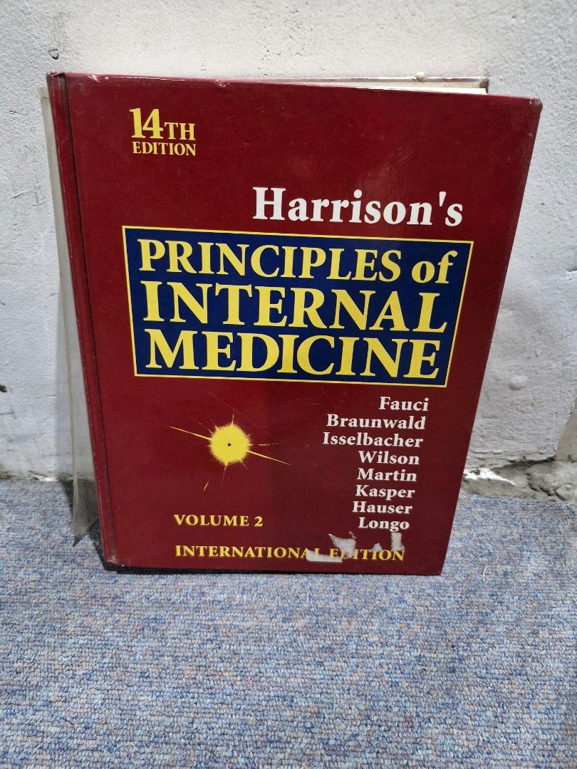 Harrison's Principles of Internal Medicine (Category: Textbooks) located in Quezon City. Submitted by jcycle02 (Listing ID 1377889707, Image 1). Description: .