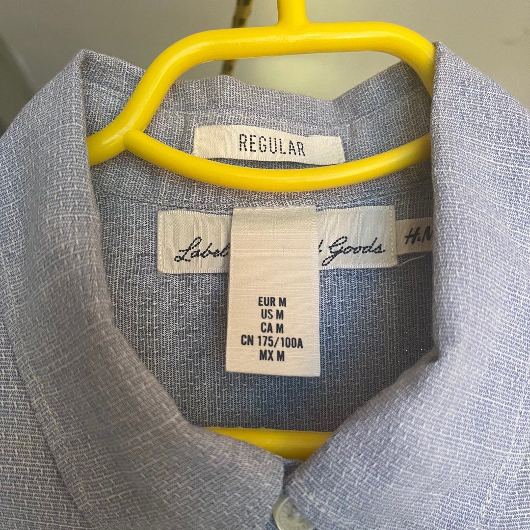 H&M Light Blue Polo Long Sleeves Regular (Category: Formal Shirts) located in Pasig City. Submitted by save_one (Listing ID 1377800263, Image 3). Description: H&M Light Blue Polo Long Sleeves Regular Lightly used .