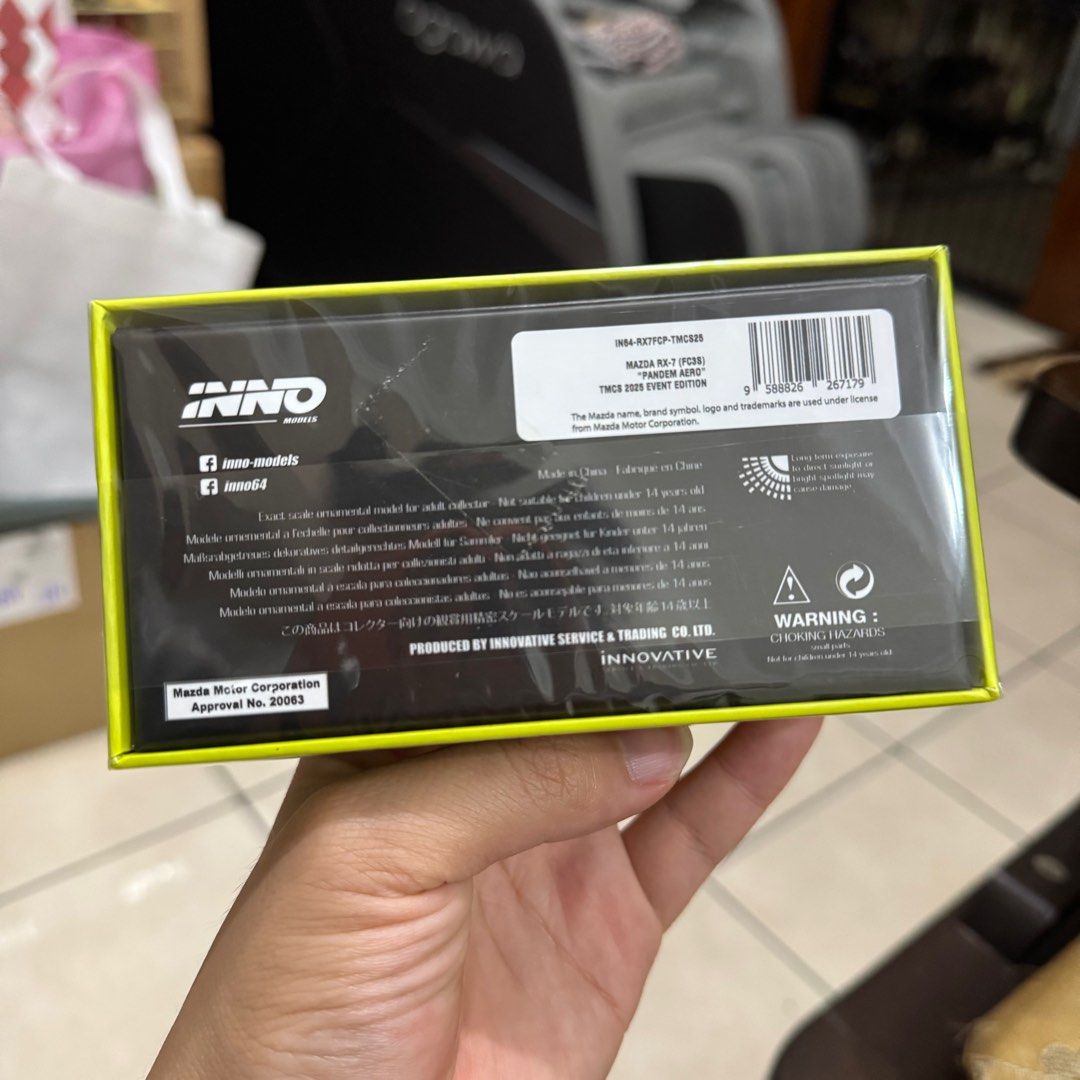 INNO64 1/64 Mazda RX-7 (FC3S) Pandem Aero – Edizione Evento TMCS 2025 – CHASE