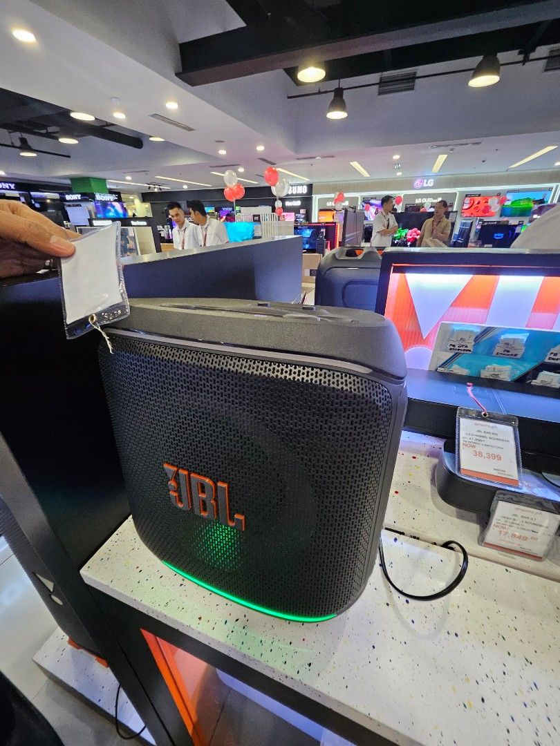 Jbl partybox box encore 2 (Category: Soundbars, Speakers & Amplifiers) located in Makati City. Submitted by neltamayo (Listing ID 1377912451, Image 1). Description: Jbl partybox encore v2 We Offer Cash and Credit Card Transactions (minimal Charges may be applied for Credit Card Payment) For Sale! We Have Physical Stores. ✅1year warranty Parts and Services (with with 7 days replacement. WE offer Delivery around Metro Manila We have physical store 