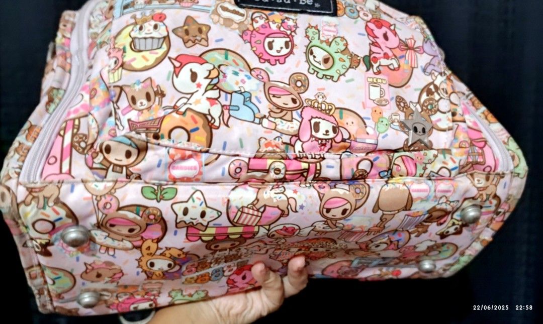 Jujube x Donutella sweetshop BFF (Category: Diaper Bags & Wetbags) located in San Jose del Monte. Submitted by lalashopkindikids (Listing ID 1366923008, Image 1). Description: diaper bag + changing pad.