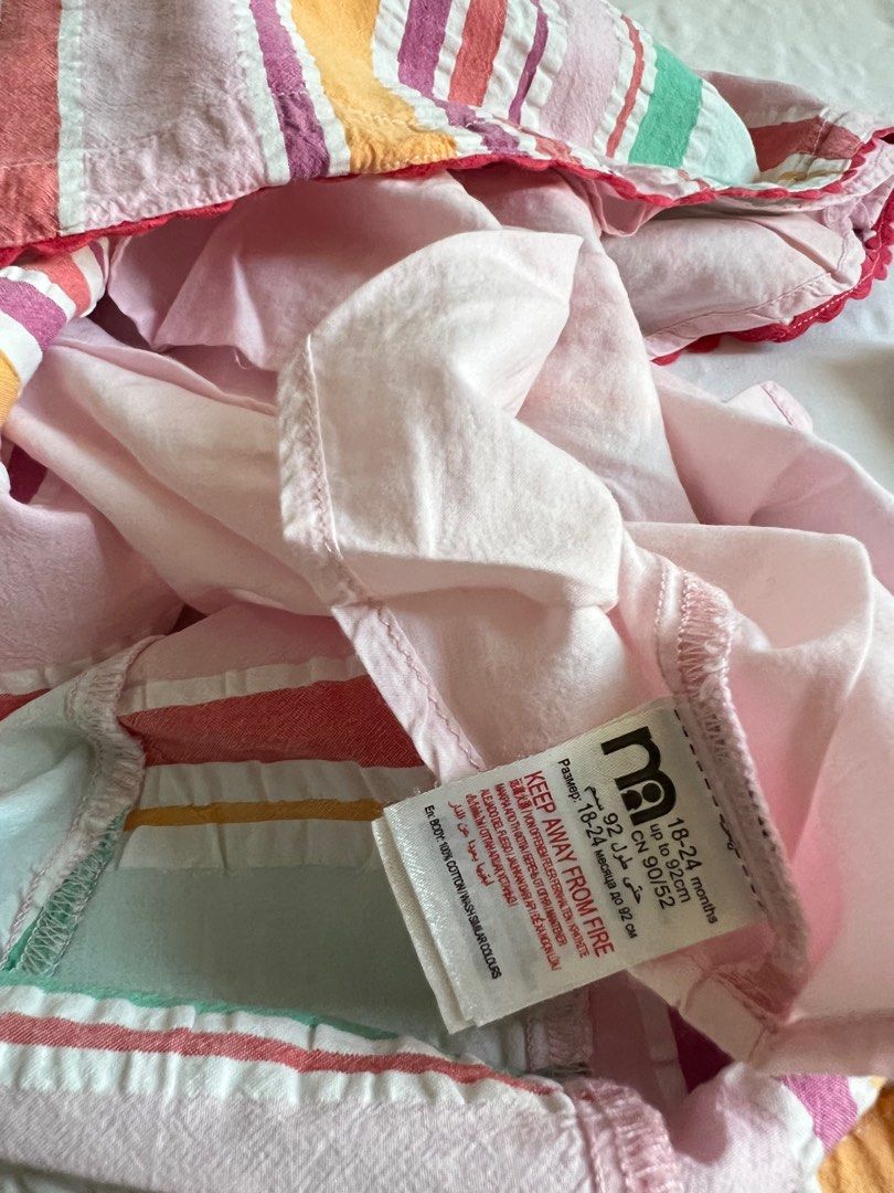 kids’ Mothercare rainbow pinafore and 3 tops [may swap with any book listed under Description] (Category: Babies & Kids Fashion) located in Singapore. Submitted by monjimiel (Listing ID 1377825566, Image 3). Description: all clothes are lightly used Mothercare: rainbow pinafore, mushroom/bunny top, strawberry/bunny top Lzda: sleeveless top Meetup: Holland Village MRT/Orchard MRT/Harbourfront MRT may swap with any of the following: •The Bell Jar C