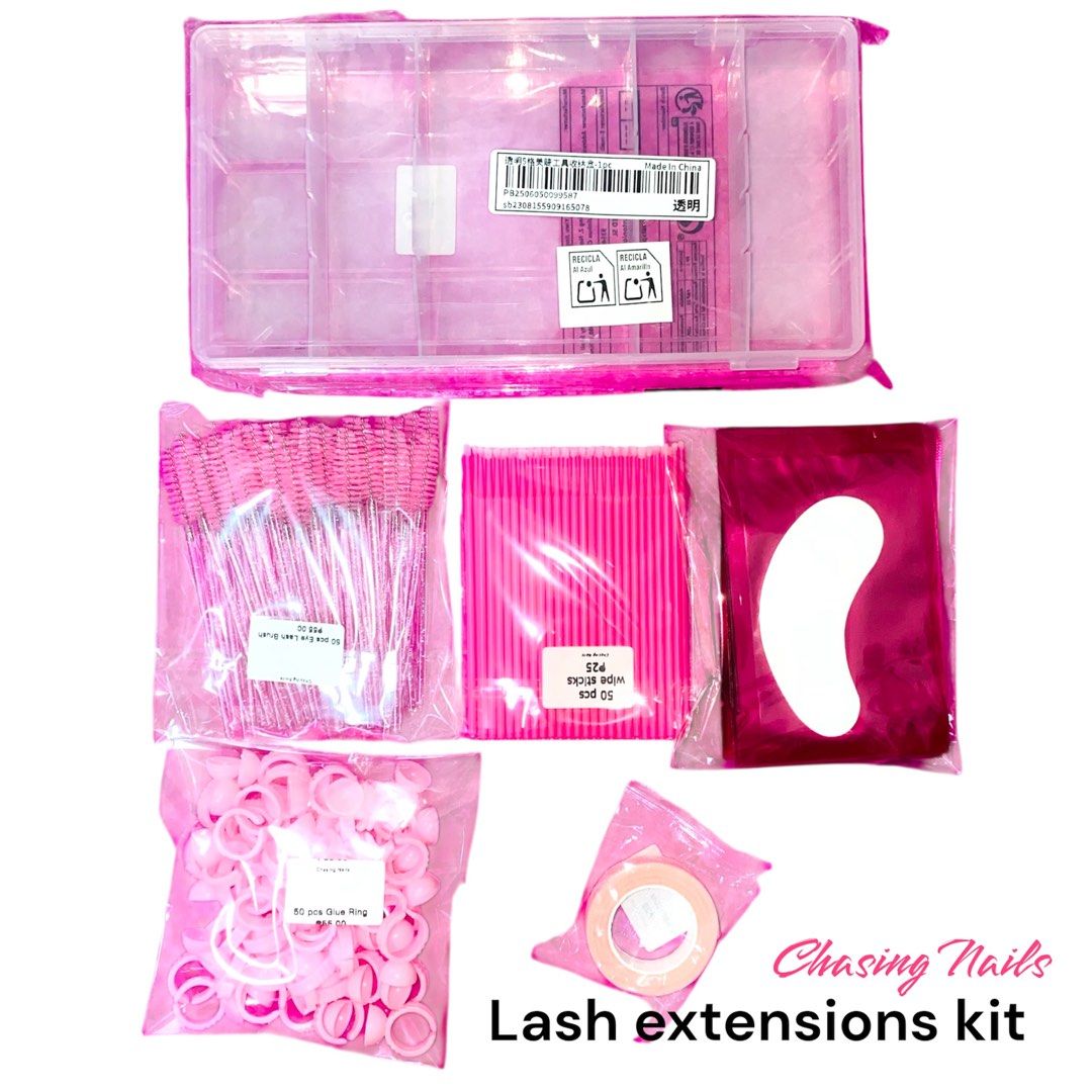 Lash Extensions Tool Kit (Category: Vision Care) located in Pasig City. Submitted by eulybabes (Listing ID 1377846303, Image 3). Description: ✨ Product Overview ✨ The Chasing Nails Lashes Extensions Kit is the primary subject of this information. It appears to be named simply as “Chasing Nails Lashes Extensions Kit.” No additional details, features, or specifications are provided in the given data. This concise title is all that is available for 
