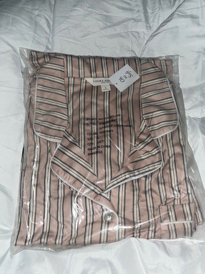 Laura Ashley & Juicy Couture (Category: Undergarments & Loungewear) located in Makati City. Submitted by patricisabel (Listing ID 1377931577, Image 2). Description: Laura Ashley & Juicy Couture Adult Sleepwear • Cotton • Super soft fabric! • Runs big Note: Please manage your expectations as these are factory excess. .