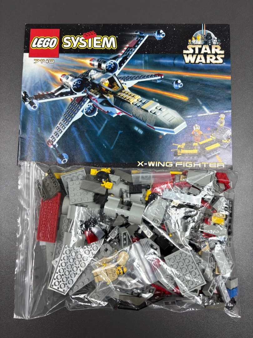 Lego 7140 X-Wing Fighter (complete, with instructions, no box), Hobbies ...