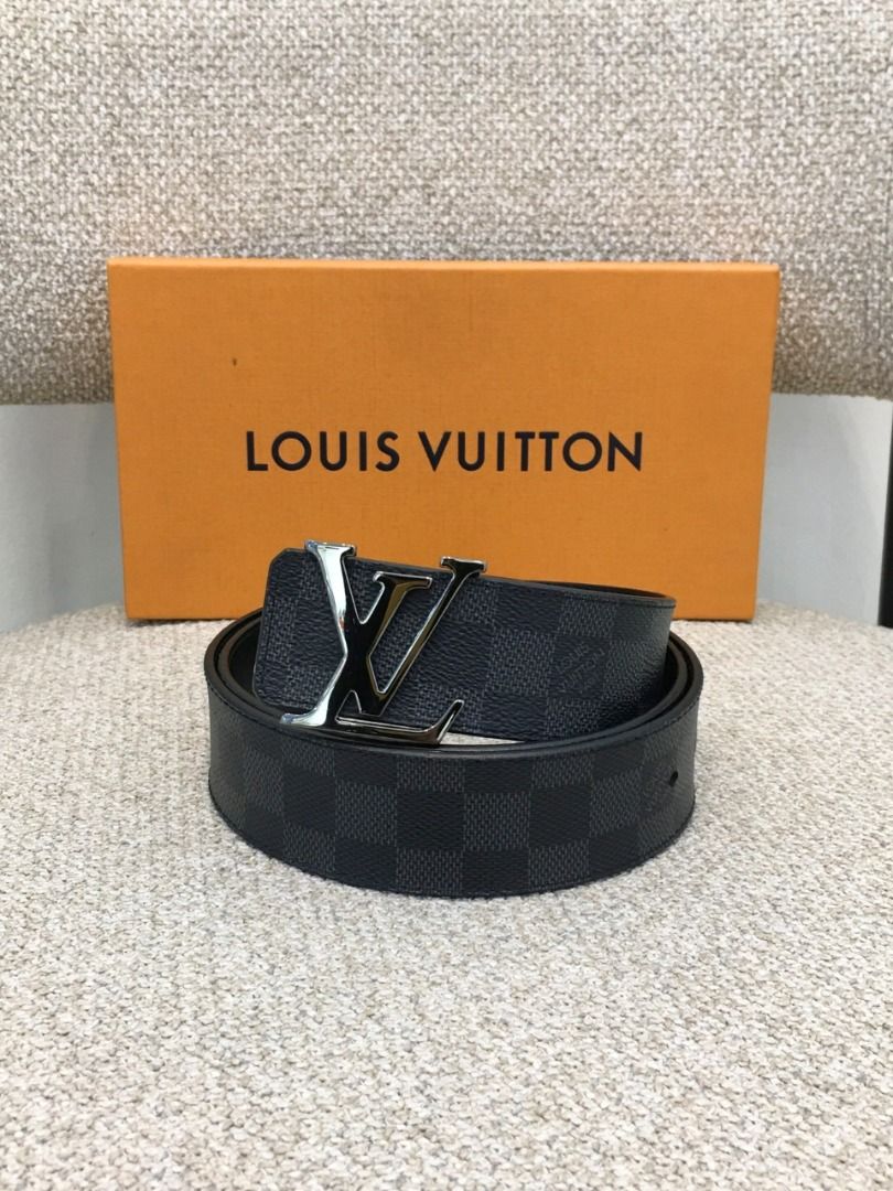 LOUIS VUITTON Damier Graphite Reversible Belt (Pre-owned Authentic) (Category: Luxury Accessories) located in Santa Rosa. Submitted by brandieshoppe (Listing ID 1377847292, Image 2). Description: Fits: 89-99 CM (35"-39") ✅ Authentic/Original Preloved ✅ From Japan Auction ✅ Money-Back Guarantee If Proven Fake ✅ In Excellent Condition ✅ Message Us For More Details *Open Also for Layaway Terms #00428.