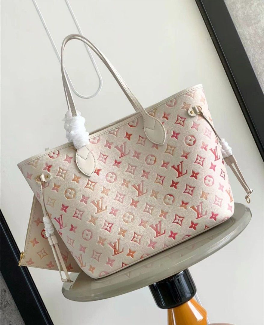 LV Neverfull Monogram Empreinte Sunrise Aquarelle (Category: Luxury Bags & Wallets) located in Quezon City. Submitted by lacygirlshoppe (Listing ID 1377928335, Image 1). Description: for pre-order, add 2,500 for hot stamping.