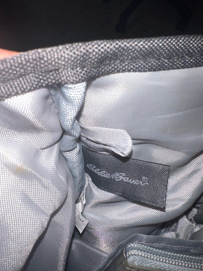 Maternity/Nursing baby bag (Category: Other Babies Going Out Needs) located in Marikina City. Submitted by fabfinds_online2024 (Listing ID 1377841032, Image 3). Description: Go bag with many compartment like for baby bottles, diapers, clothes, toiletries etc. With baby mat for changing diapers.