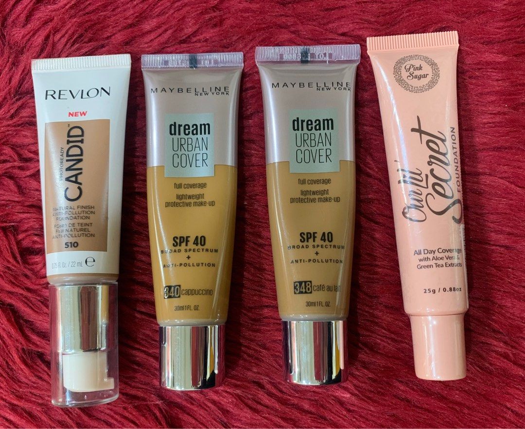 Maybelline/Revlon/Pink sugar foundation (Category: Makeup) located in Quezon City. Submitted by jaianaapura (Listing ID 1377763766, Image 1). Description: Authentic and brandnew mall pull out foundation from Australia .