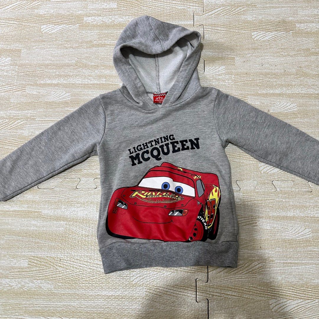 Mcqueen hoodie (Category: Babies & Kids Fashion) located in Las Pinas. Submitted by apdeclutter (Listing ID 1377852064, Image 2). Description: Size 100 1 to 3yo.