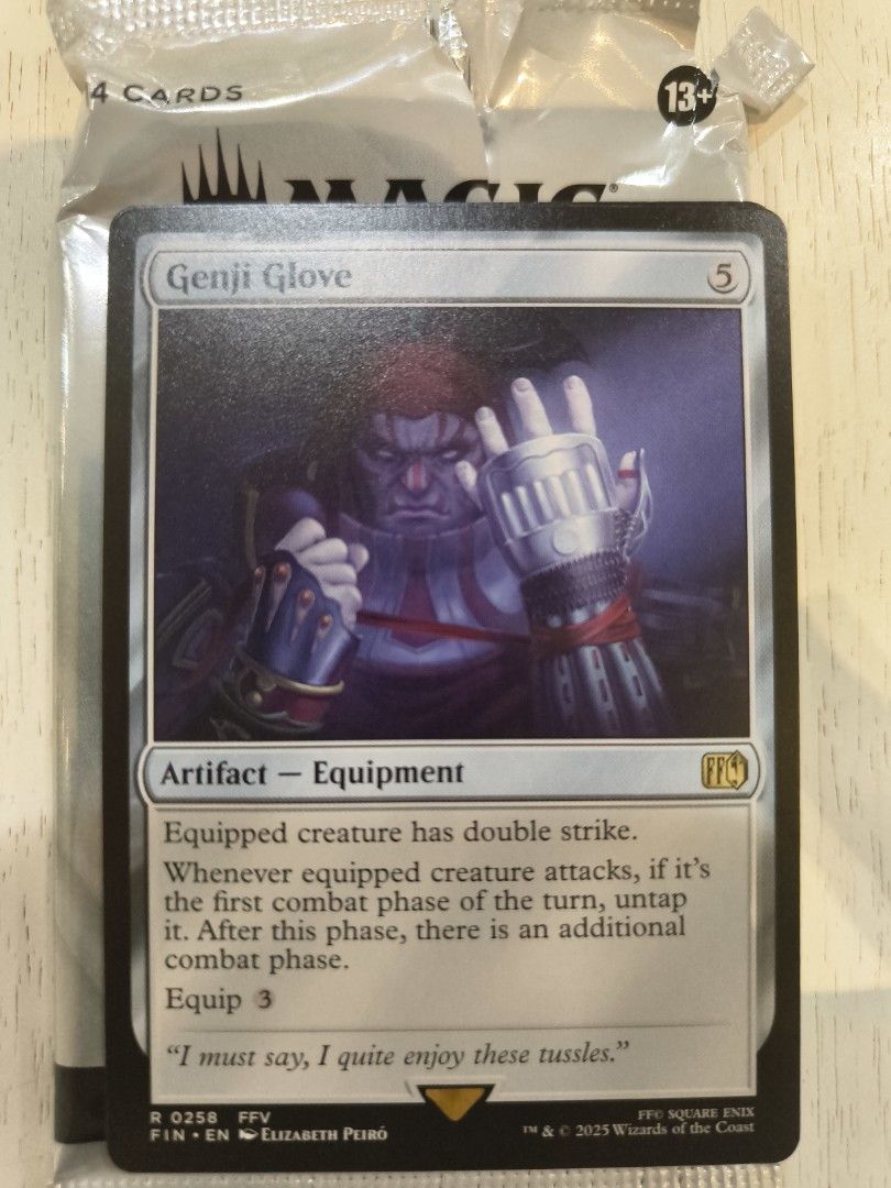 genji glove mtg final fantasy Magic The Gathering MTG FINAL FANTASY Collector Booster Pack – Breaking The  Plane main image 1