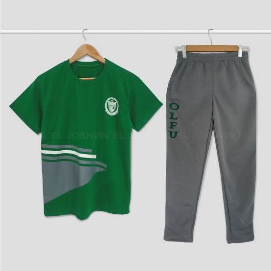 OLFU PE uniform (Category: Blouses) located in Manila. Submitted by fleurrxia (Listing ID 1377870413, Image 1). Description: LARGE SIZE 2x lang Nagamit Bagong Bago ❤️ Ready to Ship Cashg Payment Direct JNT 1-2 days .