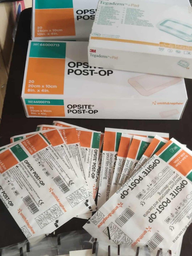 Opsite & tegaderm (Category: Braces, Support & Protection) located in Quezon City. Submitted by jesselee14kpop (Listing ID 1377942790, Image 1). Description: brandnew affordable onhand negotiable good quality and condition open for pick up and delivery high quality we also sell many medical supplies call me 09268225723 cod,gcash,bank transfer lifetime time free service.