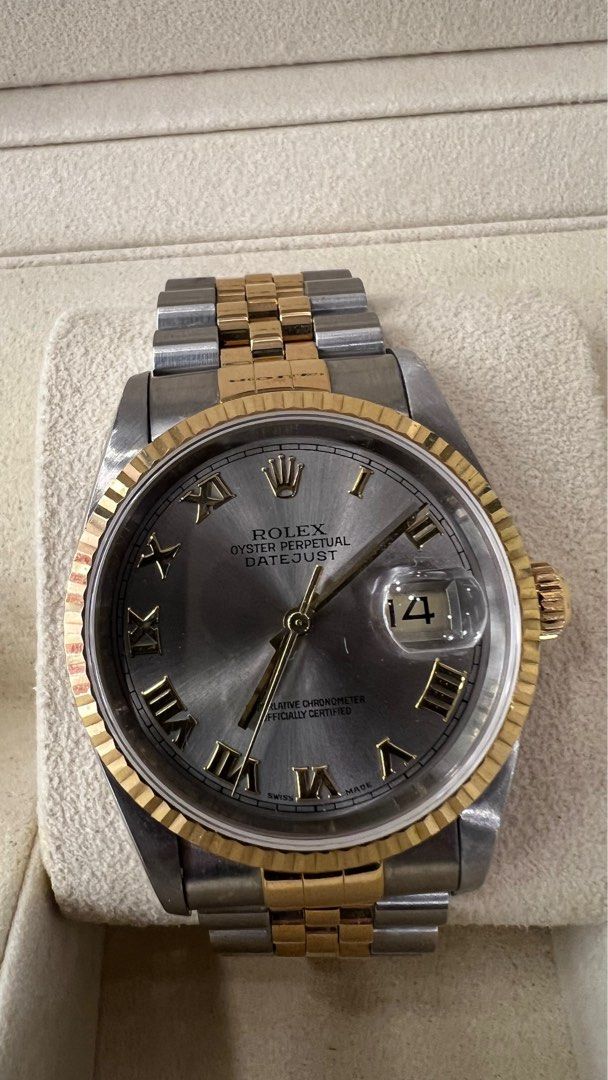 Original Rolex Datejust OP Two Tone 36mm (Category: Luxury Watches) located in Paranaque City. Submitted by glenjonluxuryfinds2 (Listing ID 1377942247, Image 1). Description: Year 2004 36mm With box and certificate .