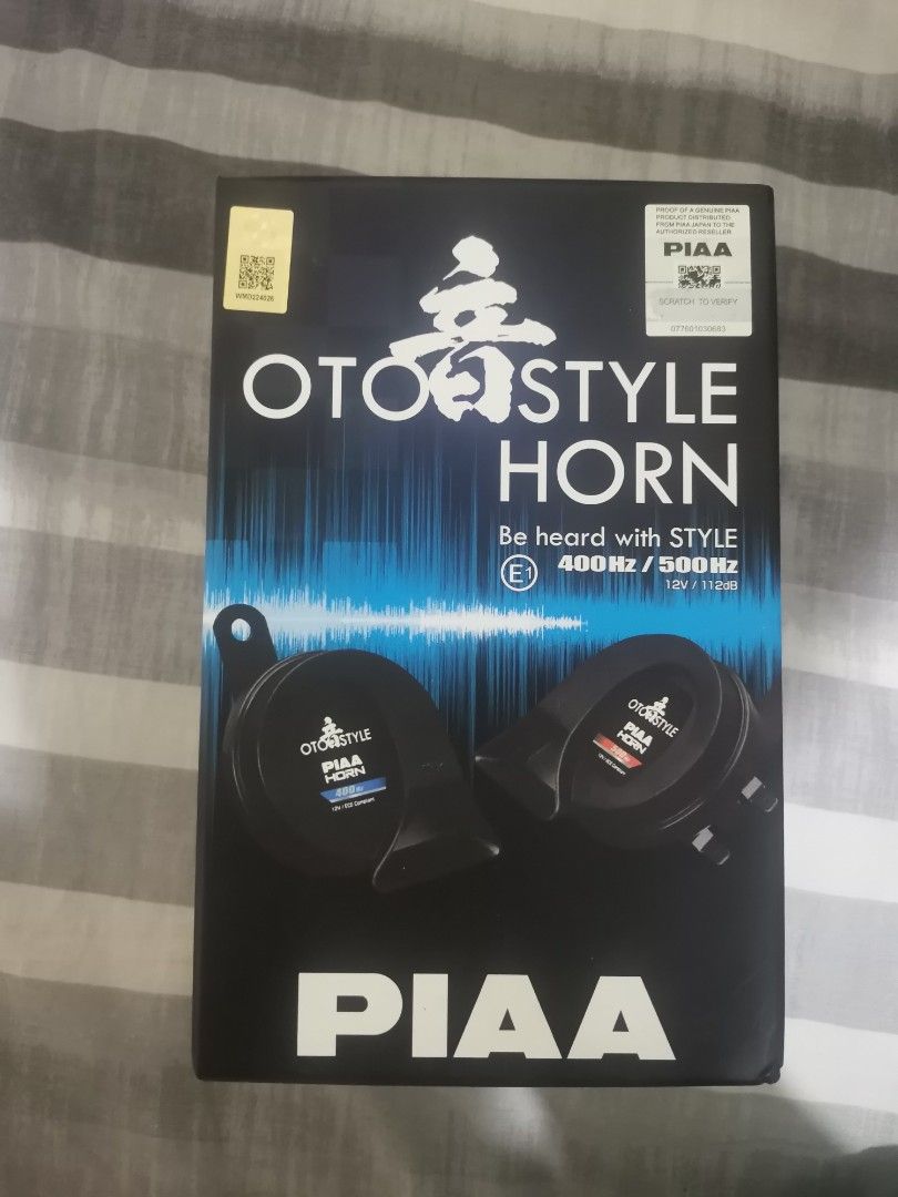 PIAA horn (Category: Lightings, Horns, and other Electrical Parts and Accessories) located in Rizal. Submitted by rynkrby (Listing ID 1377916197, Image 1). Description: Nabuksan lang. Nagbago isip na ipakabit Lalamove nalang po para di hassle. VC nalang po pag shipping na.