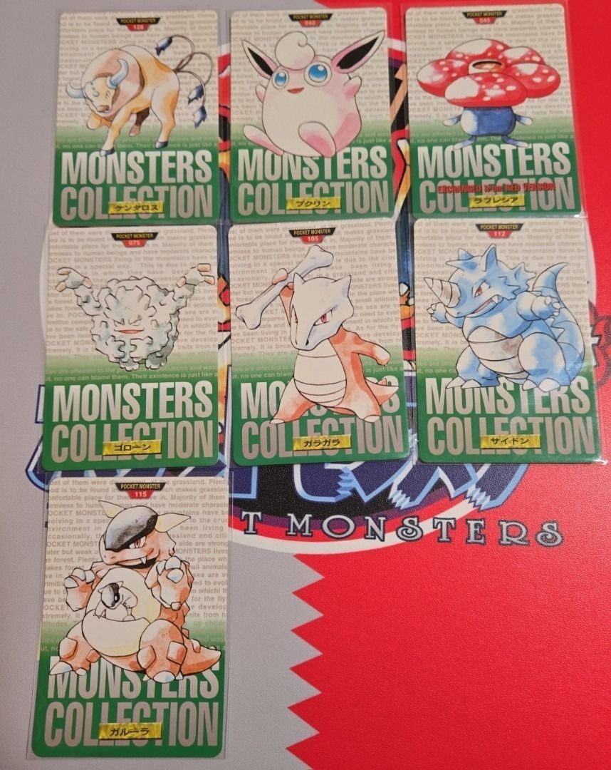 Pocket Monster Collection Green Version Pokemon Card Vintage 舊版卡 絕版 寶可夢 ...