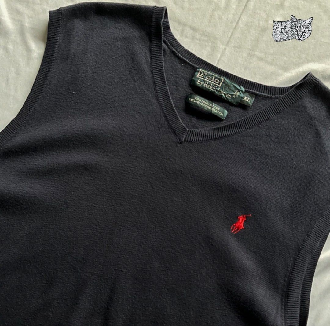 Polo Ralph Lauren vest, Men's Fashion, Tops & Sets, Vests on Carousell