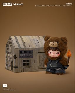 POP MART Hirono Living Wild-Fight for Joy Plush Doll