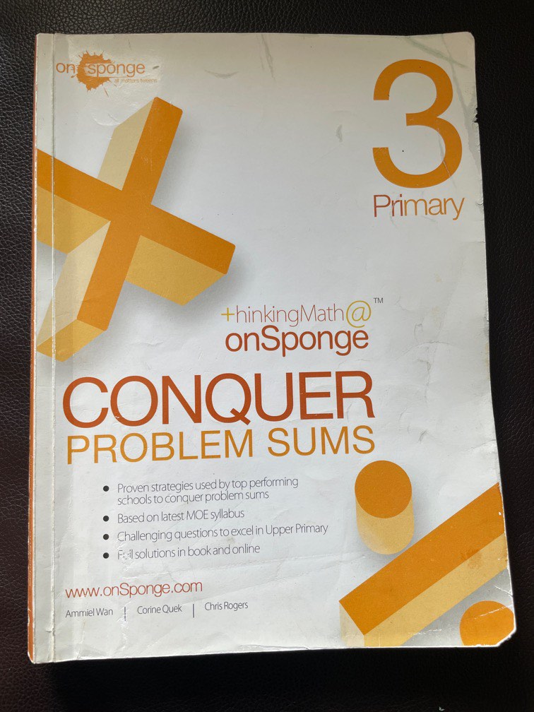 Primary 5 mathematics: conquer problem sums (thinking math _@ on sponge ...
