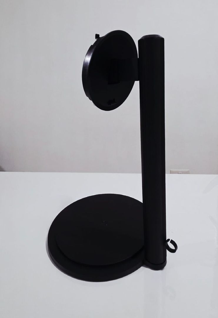 PRISM+ X340 PRO EVO Monitor Stand (Category: Monitor Screens) located in Singapore. Submitted by CarouBabe (Listing ID 1377811292, Image 1). Description: This is the original stand for the PRISM+ X340 PRO EVO monitor. I am selling because I am using monitor arm. The stand has wireless phone charger. It is in excellent condition, with all parts included. The stand is black and appears to be made of sturdy material. The original user manual is also