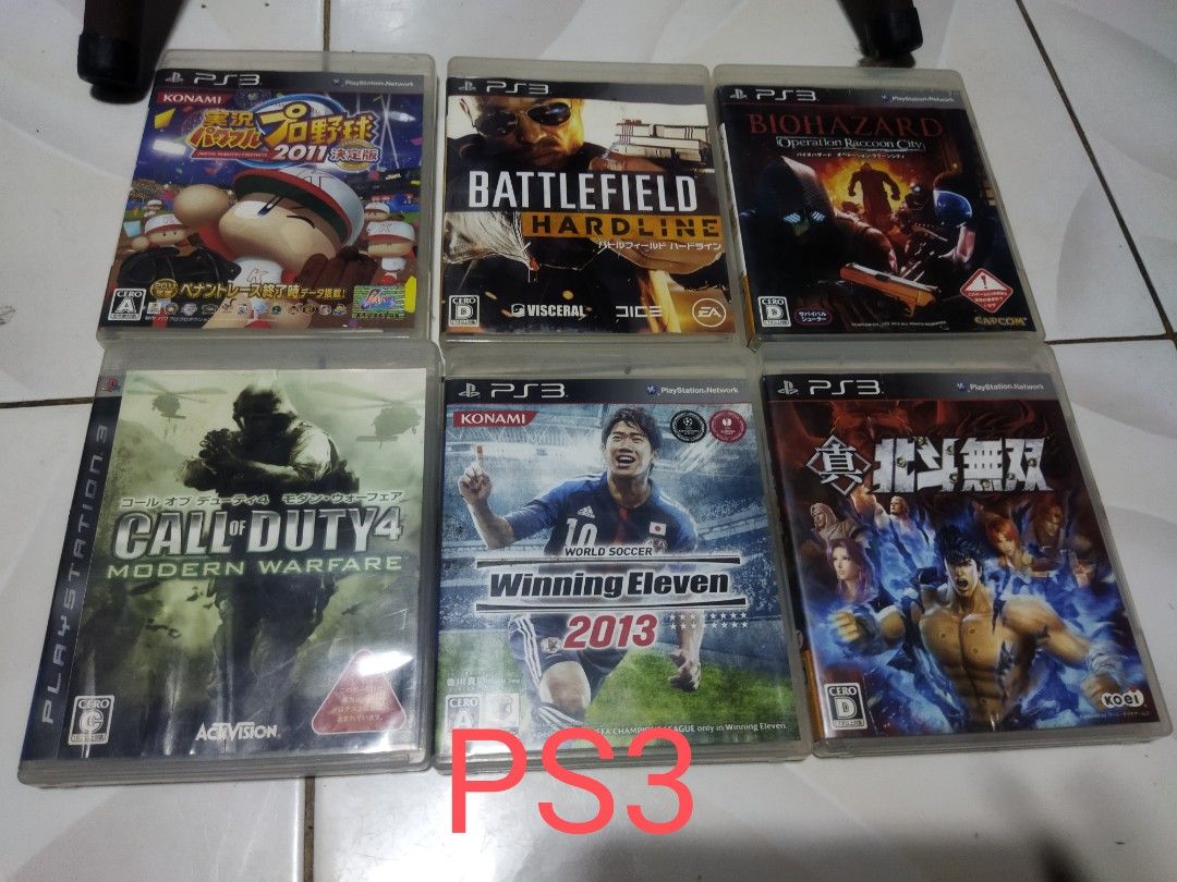 PS3 CD games (Category: PlayStation) located in Pasay City. Submitted by marineljapansurplus (Listing ID 1377760725, Image 1). Description: Take all PS3 PS2 PS1 for only Price: ₱1,850 Location: Cabrera Pasay City.
