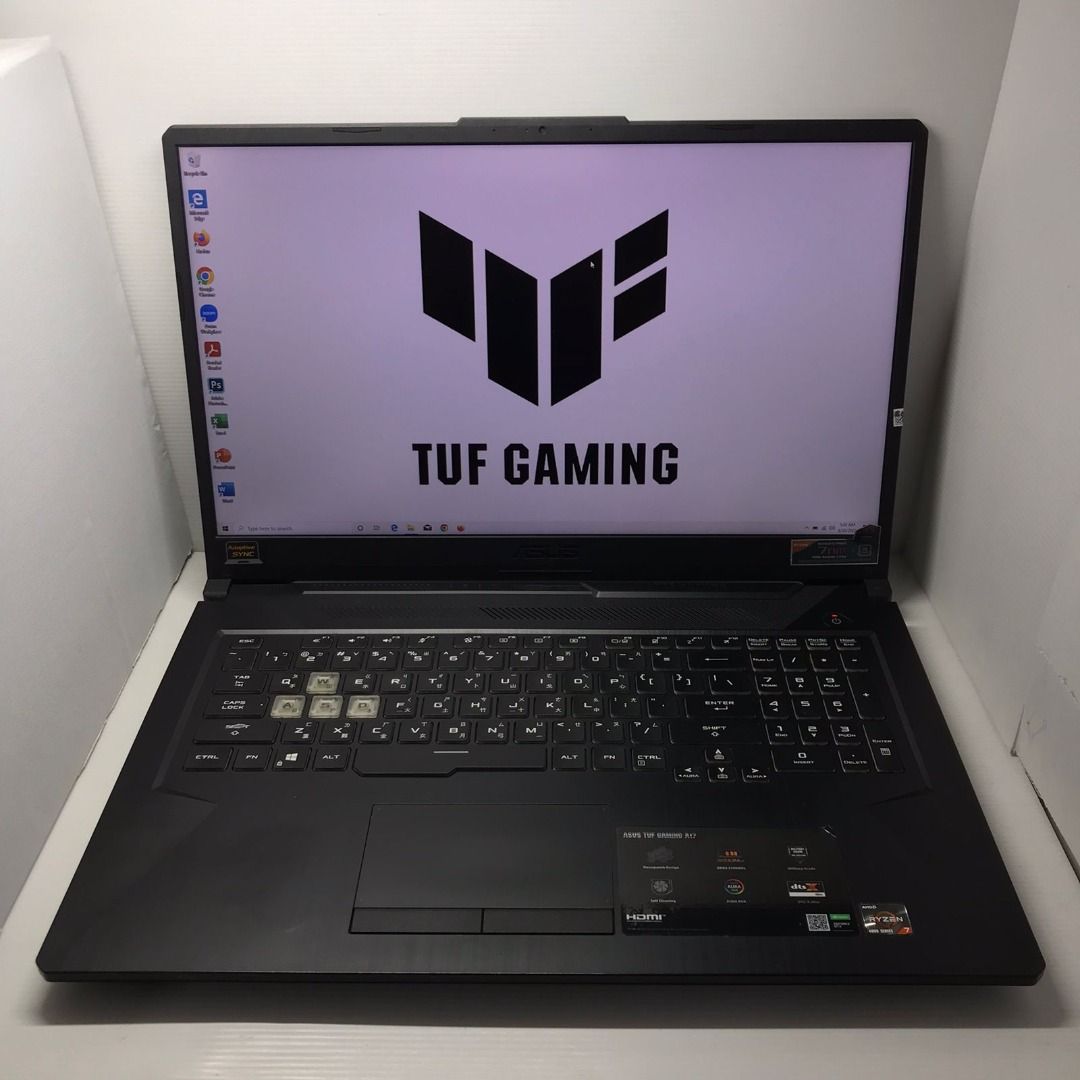 RARE! LAPTOP GAMING 17 INCH ASUS TUF A17 RYZEN GTX 1650 16/512/1000 SSD  120HZ