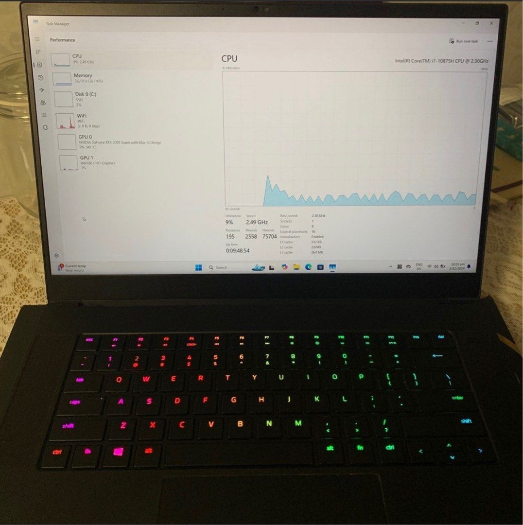 Razer Blade 15 Advanced i7 10875H RTX 2080 Super63226707234563112