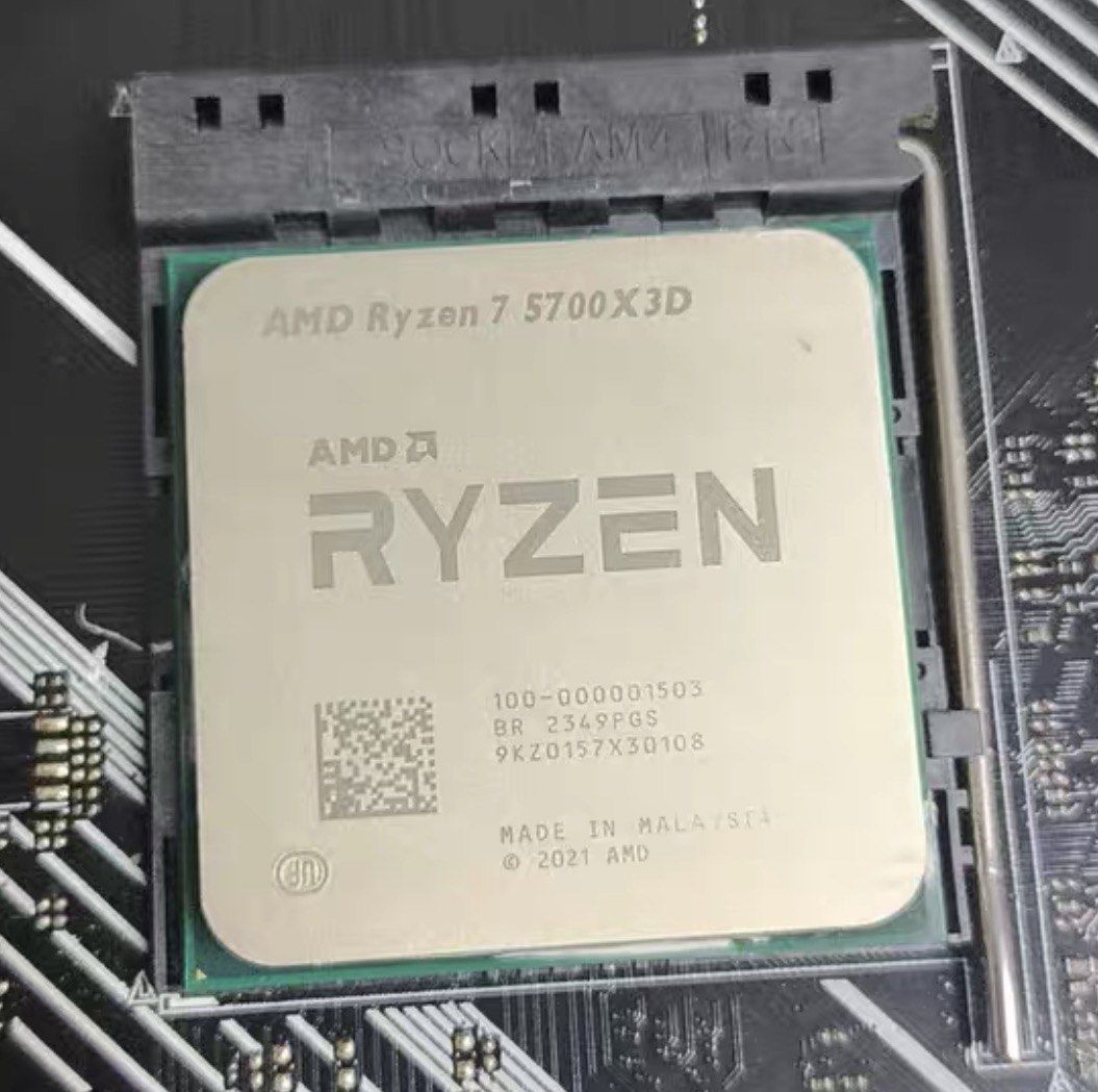 [Ready Stock- lightly used] 5700x3d Tray Ryzen 5 AMD CPU (Category: Computer Parts) located in Singapore. Submitted by foundersextreme (Listing ID 1377860470, Image 1). Description: Tray 5700x3d. CPU only. Comes with free TF7. Reservation on deposit only, 100% TRUST-WORTHY with LONG-TERM TRACK RECORD. All chips tested on own private system, 100% working condition. Price negoitable, no low baller will be entertained..