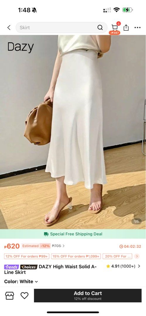 Satin Mini and Midi Dress Set (Category: Dresses) located in Las Pinas. Submitted by henlins (Listing ID 1377803982, Image 2). Description: Satin Dress Set This set includes: (1) Black Satin Rutched Midi Dress with Slit (1) Peach Satin Midi Dress (1) Green Satin Mini Dress (1) Beige Satin Cowl Neck Top + Will include 1 light baby pink satin maxi skirt as a freebie! - No when worns - All like new, haven't worn outside - All are size XS on their ta