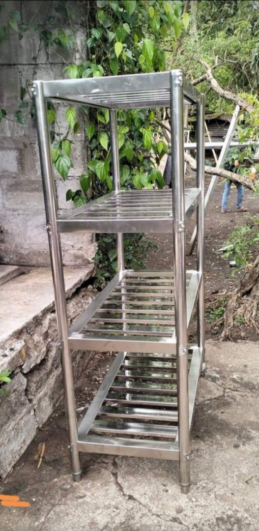 Stainless RACK SHELVES FOR SALE (Category: Bathroom & Kitchen Fixtures) located in Manila. Submitted by davearonda40644 (Listing ID 1377935237, Image 3). Description: Stainless RACK SHELVES made in 304 STAINLESS STEEL BRAND NEW ASSEMBLED TYPE SIZE 100X50X155CM 120X50X155CM 150X50X155CM.