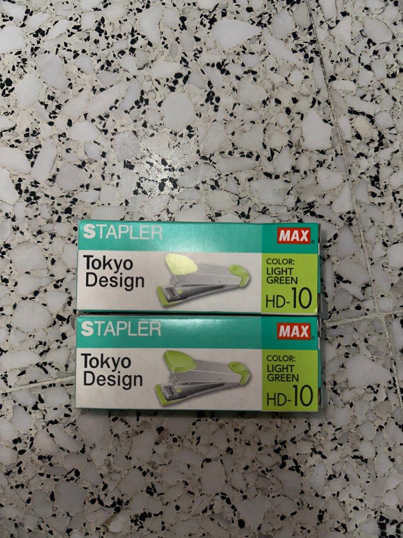 Stapler (Light Green) (Category: Stationery & School Supplies) located in Singapore. Submitted by qinxy (Listing ID 1377918521, Image 1). Description: Have 2 light green staplers.