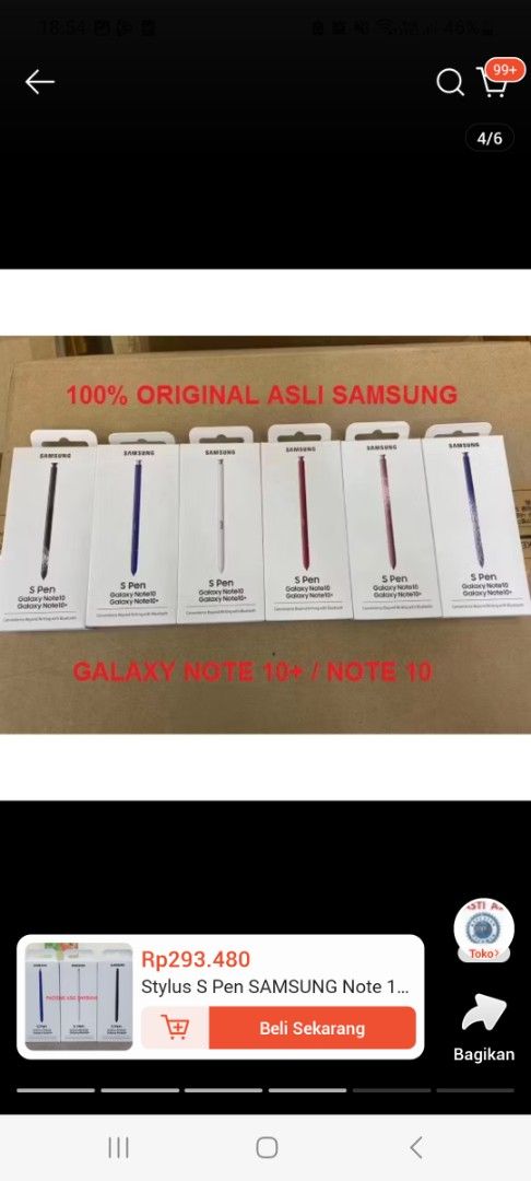 Stylus Pen Samsung Galaxy Note 10 Original Samsung
