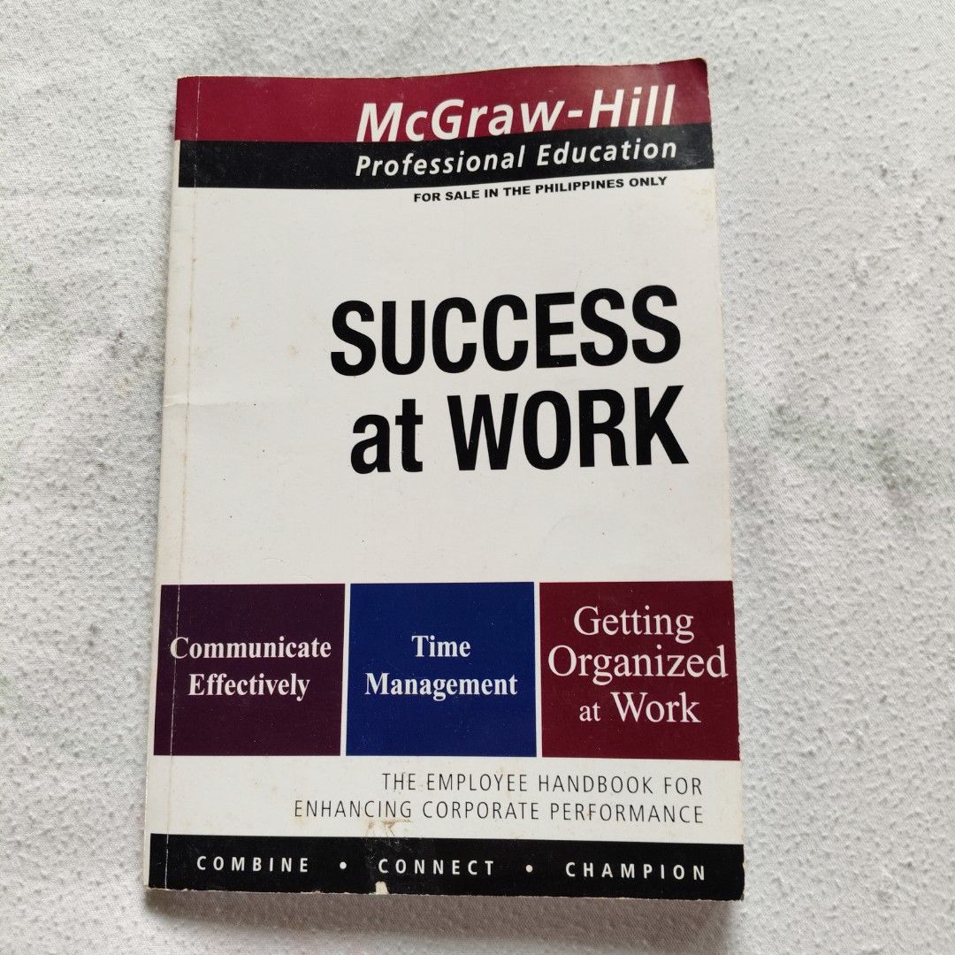 Success at work Mcgraw-Hill (Category: Textbooks) located in Manila. Submitted by vintage.hoarder (Listing ID 1377917190, Image 1). Description: .