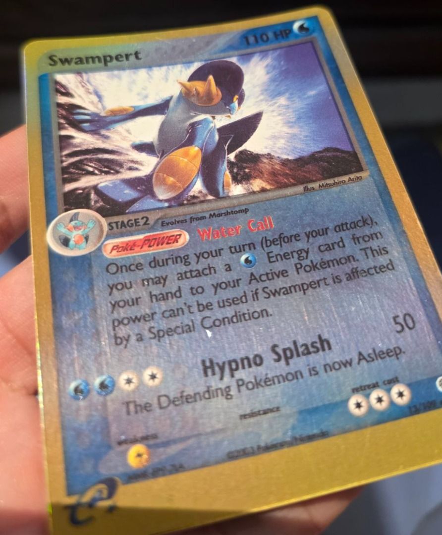 Swampert #13 Reverse Holo - Pokemon Ruby & Sapphire Vintage (2003) - LP ...