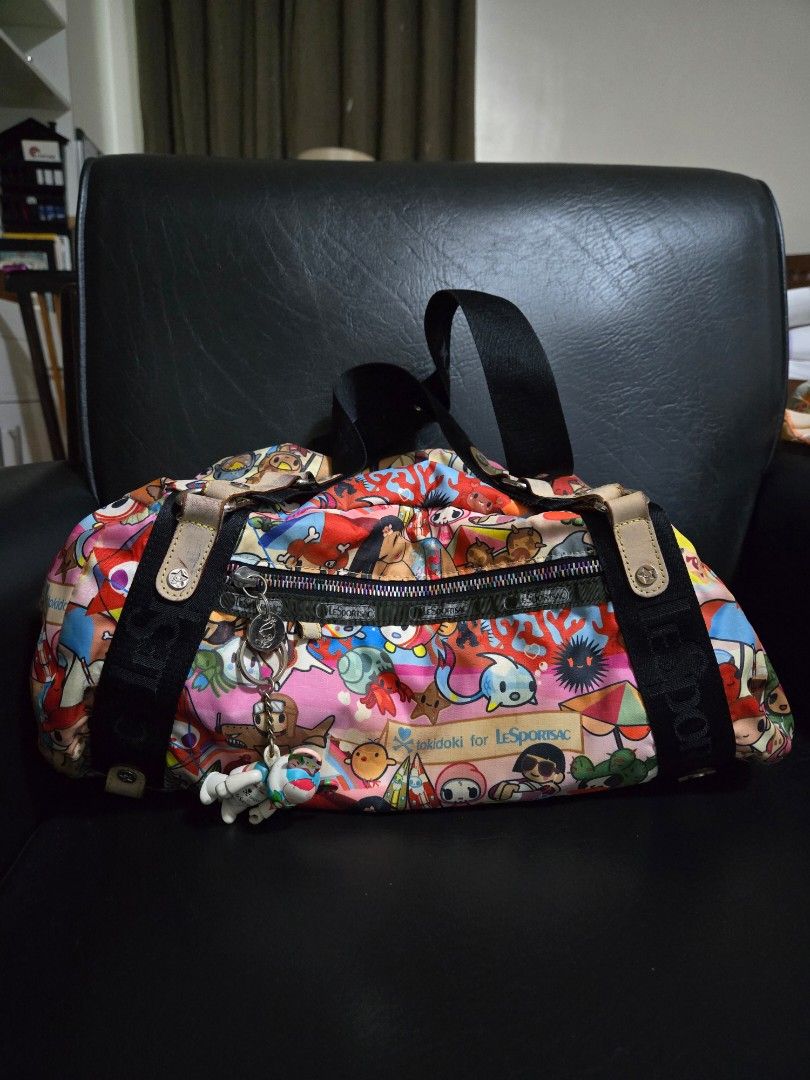 Tokidoki × LeSportsac duffle handbag (Category: Shoulder Bags) located in San Juan City. Submitted by m.items (Listing ID 1377856740, Image 1). Description: .
