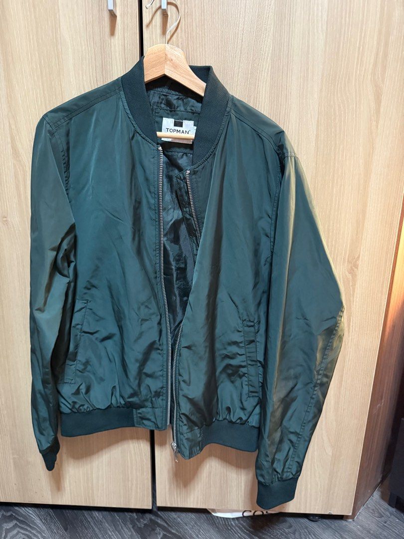 Topman Bomber Jacket Green Topman Khaki Bomber Jacket Clearance